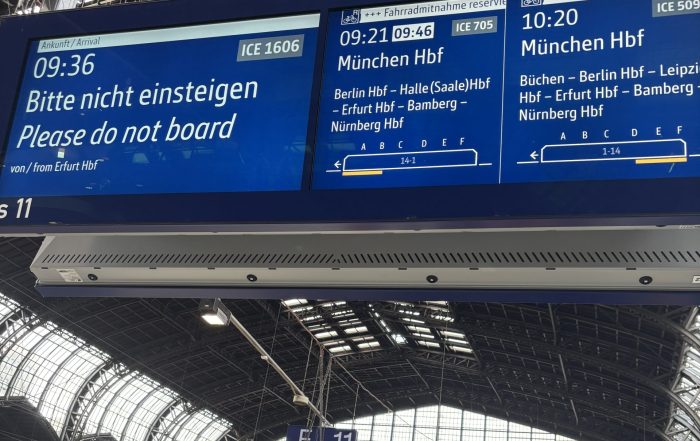 Bitte nicht einsteigen!